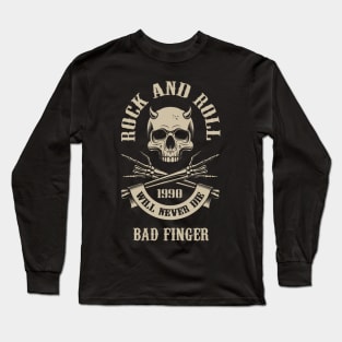 Never Die Finger Long Sleeve T-Shirt